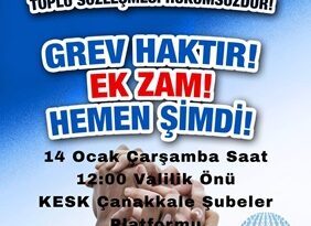 GEÇİNEMİYORUZ!  İNSANCA BİR YAŞAM İÇİN BUGÜN HİZMET ÜRETMİYORUZ!  EMEĞİMİZİN KARŞILIĞINI İSTİYORUZ!