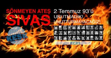 Madımak ’tan Bugüne; Karanlığa Teslim Olmadık, Olmayacağız!