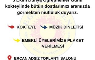 DAVETLİSİNİZ.