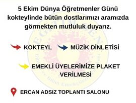 DAVETLİSİNİZ.